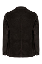Chocolate corduroy jacket -  | Wise