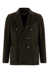 Military green corduroy jacket -  | Wise