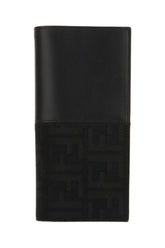 Black leather and fabric wallet -  | Wise