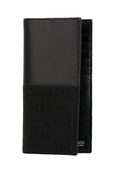 Black leather and fabric wallet -  | Wise