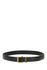 Black leather Cassandre Vadim belt -  | Wise