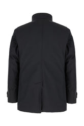 Midnight blue polyester down jacket -  | Wise