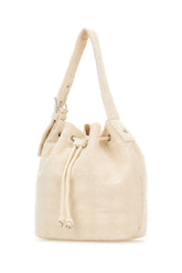 Ivory terry fabric bucket bag -  | Wise