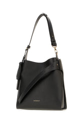 Black leather shoulder bag -  | Wise