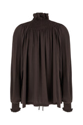 Blusa in seta con stampa -  | Wise