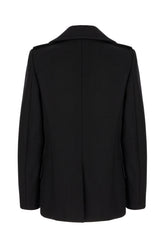 Black wool blend coat -  | Wise