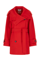 Red wool coat -  | Wise