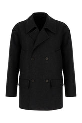 Charcoal wool coat -  | Wise