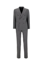 Embroidered stretch wool suit -  | Wise