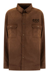 Camicia in cotone cioccolato -  | Wise
