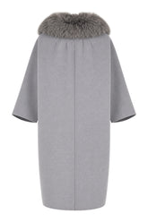 Cappotto Ava Adore in Lana Grigia con Pelliccia -  | Wise