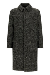 Cappotto in misto lana ricamata -  | Wise