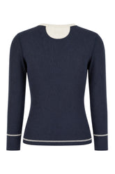 Cardigan blue cotton -  | Wise