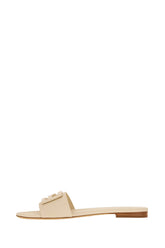 Ciabatte Fendi in Pelle Panna -  | Wise