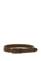 Cintura in misto pelle cioccolato -  | Wise