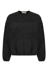 Black stretch polyester sweatshirt -  | Wise