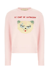 Pink stretch cotton sweatshirt -  | Wise