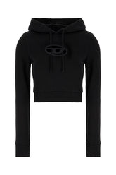 Black cotton blend sweatshirt -  | Wise