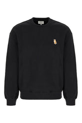 Black cotton sweatshirt -  | Wise