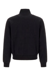 Black cotton blend sweatshirt -  | Wise