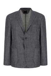 Embroidered silk blend blazer -  | Wise
