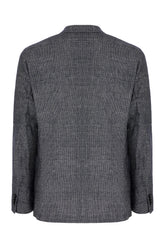 Embroidered silk blend blazer -  | Wise