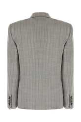 Embroidered stretch wool blazer -  | Wise