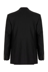 Embroidered wool blazer -  | Wise