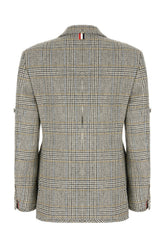 Embroidered wool blazer -  | Wise
