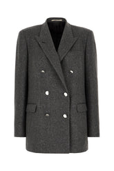 Blazer in misto lana con ricamo -  | Wise