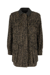 Embroidered wool blend coat -  | Wise