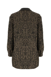 Embroidered wool blend coat -  | Wise