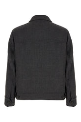 Charcoal wool jacket -  | Wise