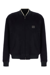 Midnight blue wool blend jacket -  | Wise