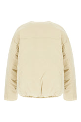 Cream cotton down jacket -  | Wise