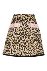 Printed wool blend skirt -  | Wise