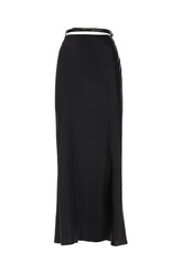 Black silk skirt -  | Wise
