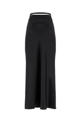 Black silk skirt -  | Wise