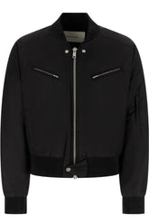 Giubbino imbottito in nylon nero -  | Wise