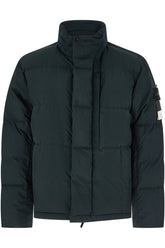 Giubbino in misto cotone blu notte -  | Wise