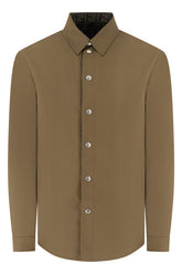 Giubbino in misto poliestere verde militare -  | Wise