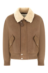 Giubbino in simil pelle marrone -  | Wise