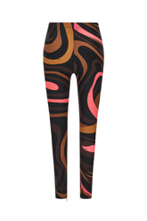 Leggings in nylon stretch stampato -  | Wise