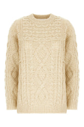 Beige acrylic blend sweater -  | Wise