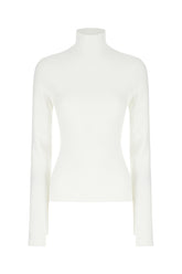 White viscose blend sweater -  | Wise