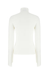 White viscose blend sweater -  | Wise