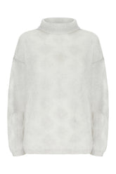 Light grey wool blend sweater -  | Wise