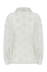 Light grey wool blend sweater -  | Wise