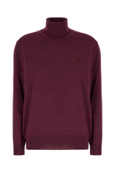 Plum wool sweater -  | Wise