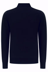 Maglione blu notte in lyocell e cotone -  | Wise